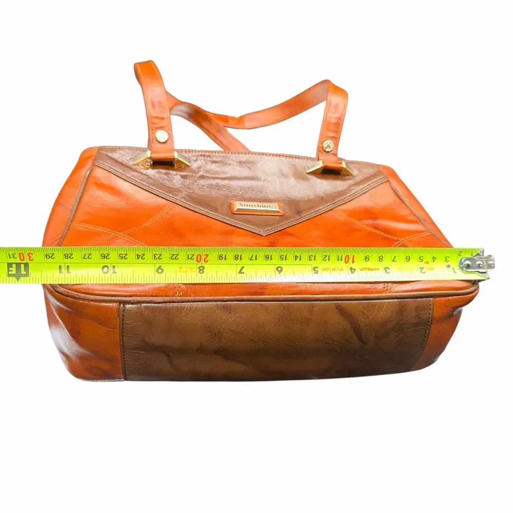 Sunshine Genuine Leather Brown Shoulder Bag Made in India